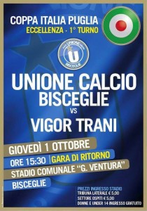 locandina unione calcio-vigor trani