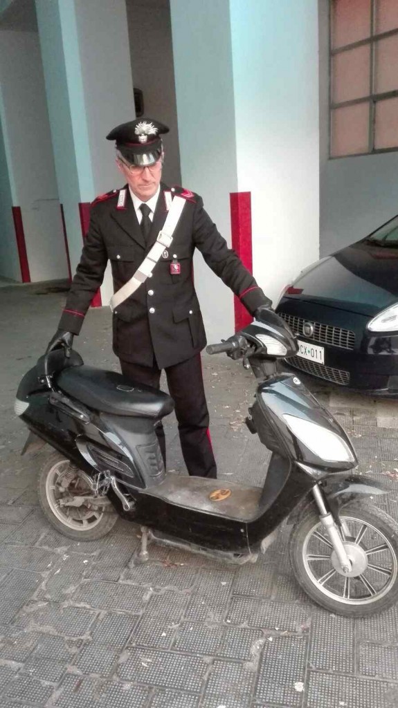 Bisceglie lo scooter utilizzato per la fuga