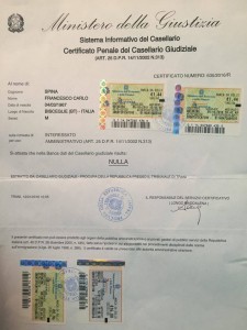 Certificato penale SPINA