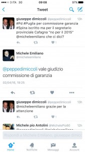 Tweet Emiliano Spina commissione di Garanzia