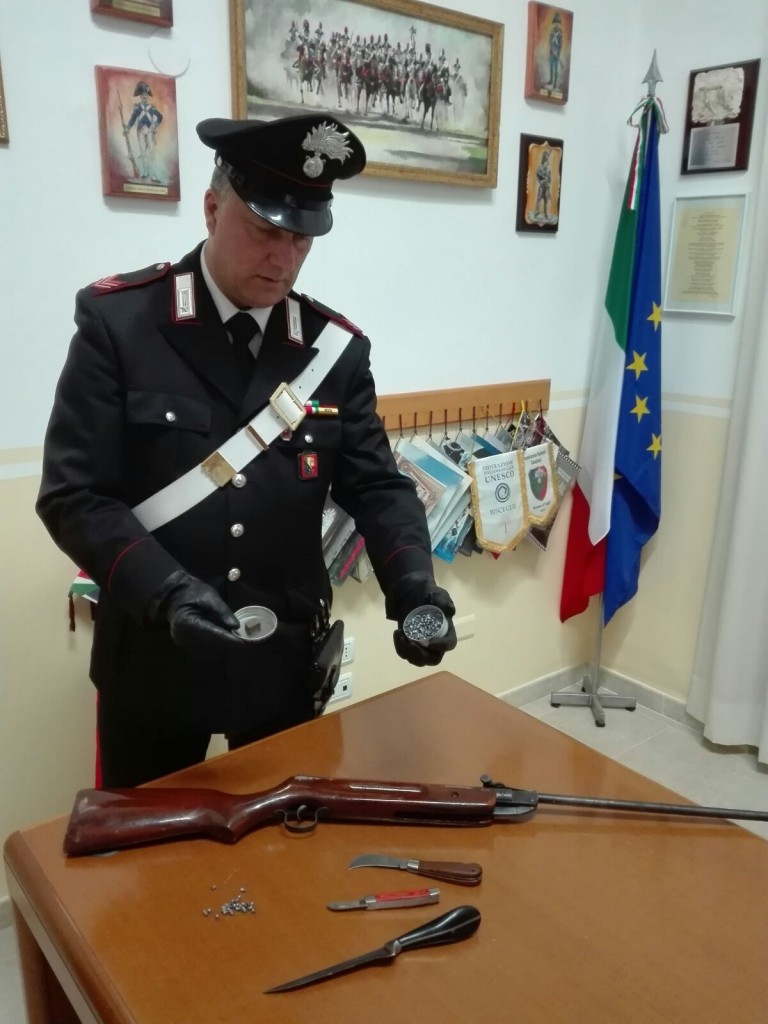 Fucile a piombini carabinieri