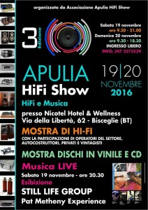 Locandina Terza Edizione Apulia Hi-Fi show