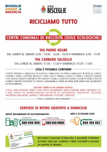 70x100 Bisceglie infopoint - ricicliamo