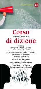 corso di dizione locandina