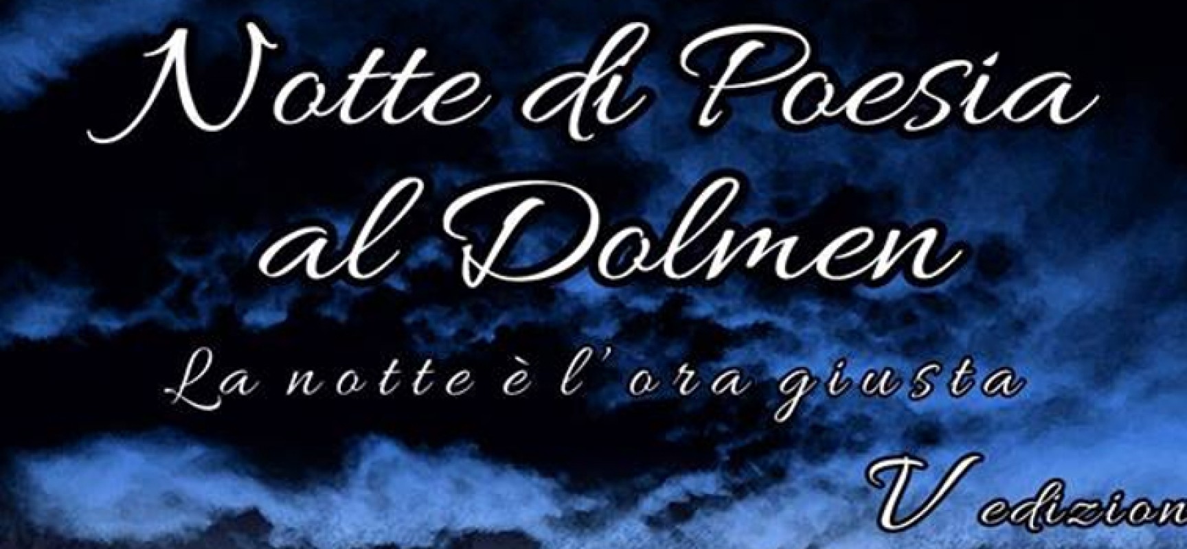 Notte di Poesia al Dolmen: domani sera la V edizione del reading di poesie