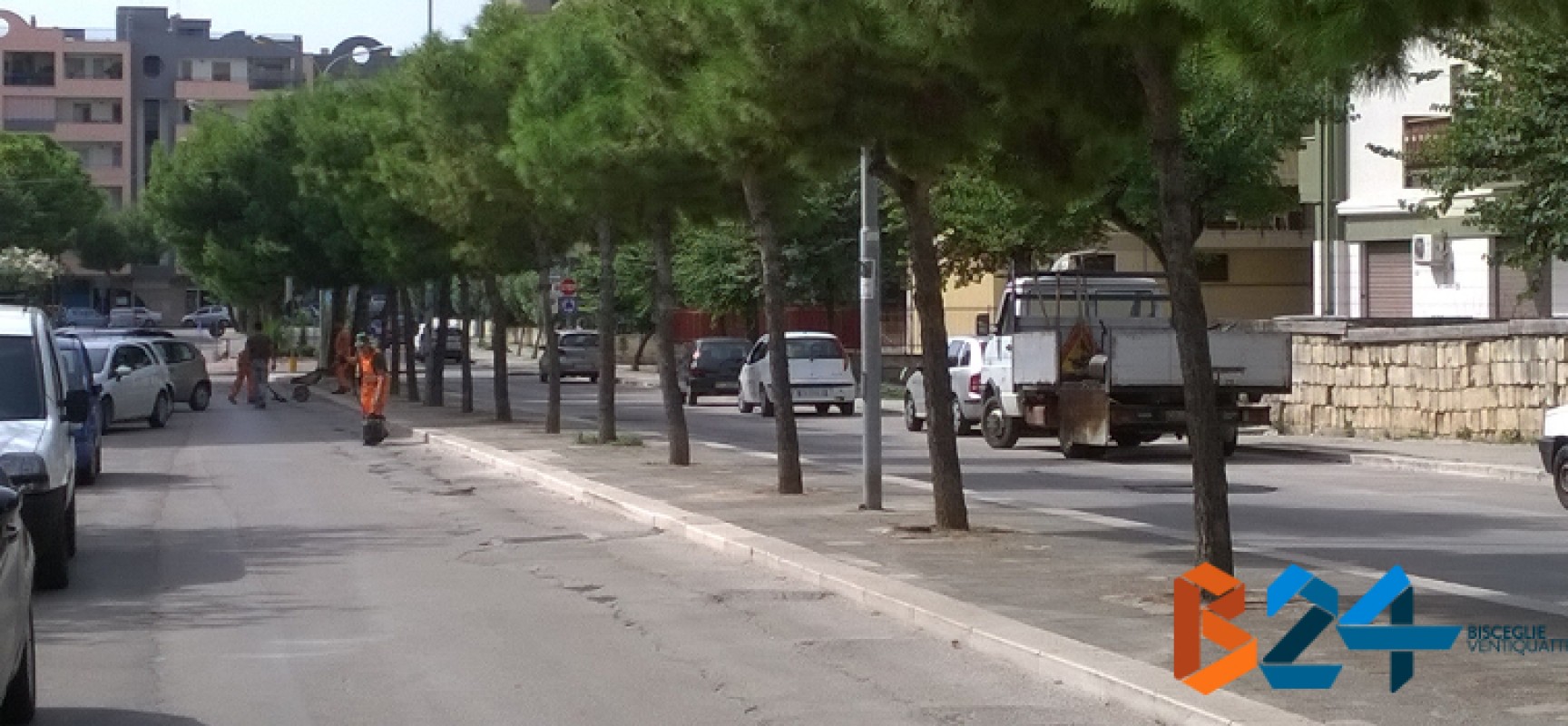 Manto stradale via degli Artigiani e Cala dell’Arciprete, interventi di manutenzione / FOTO
