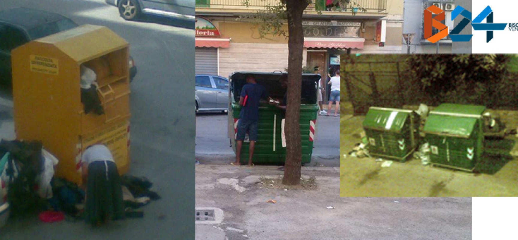 “Cassonetti depredati e rifiuti sparsi per le strade del centro”, la denuncia di un nostro lettore