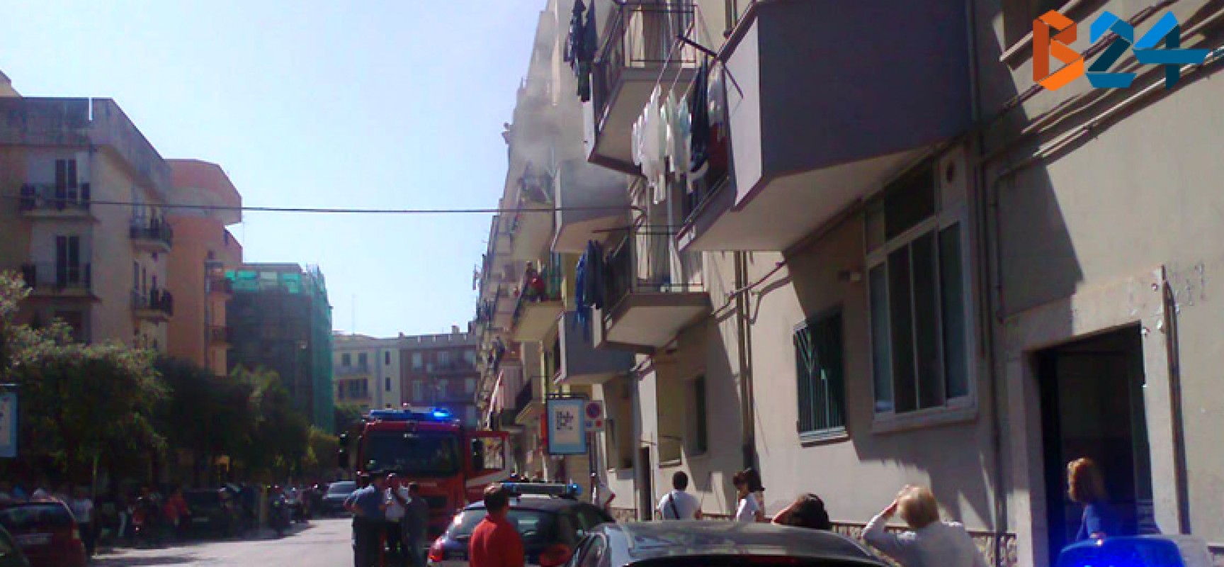 Incendio questa mattina in un appartamento di via Seminario