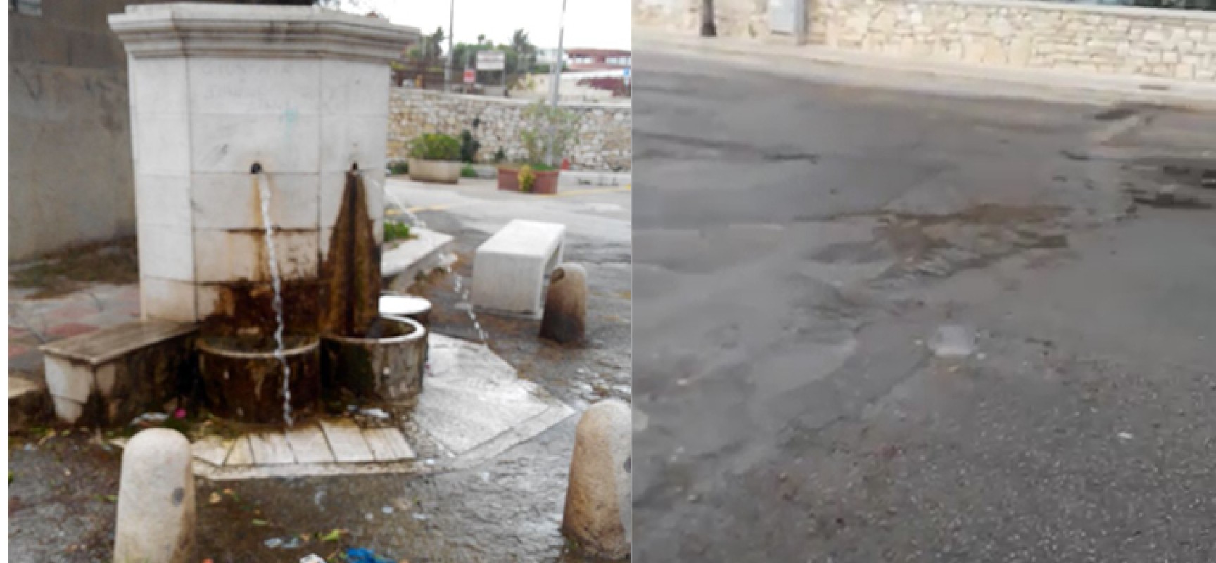 Rubinetti rubati alla fontana di Salsello e conseguente spreco di acqua pubblica