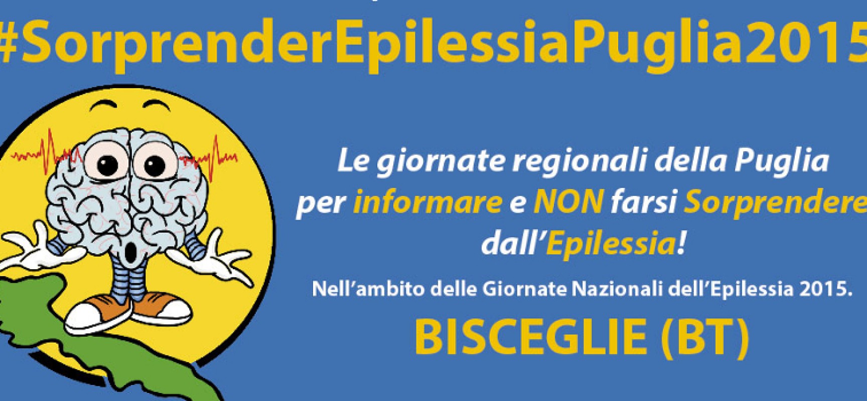 #SorprenderEpilessiaPuglia2015, a Bisceglie le giornate regionali per la sensibilizzazione sull’epilessia