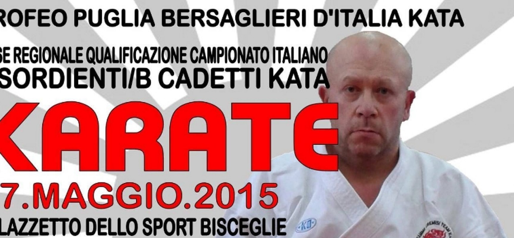 Karate, domenica al PalaDolmen c’è il “Trofeo Puglia Bersaglieri d’Italia 2015”