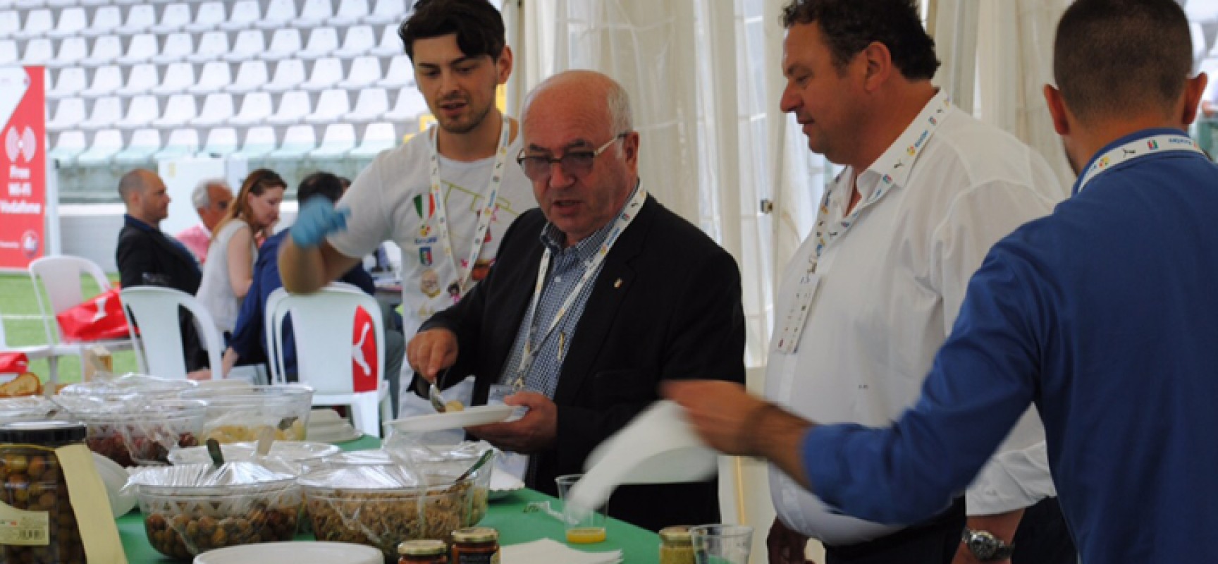 Il gotha del calcio italiano a Kickoff deliziato da un’azienda biscegliese / FOTO