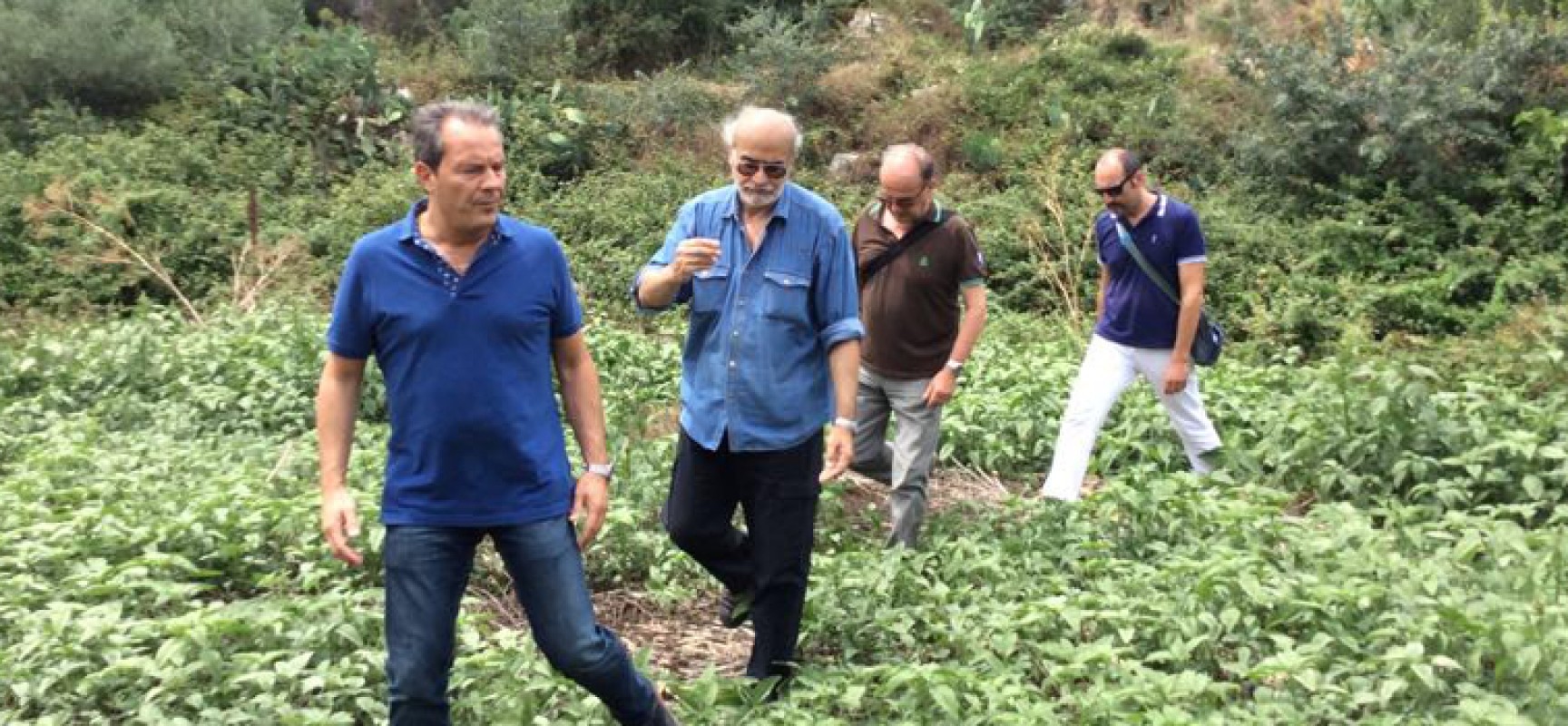 Reflui del depuratore di Corato nell’agro biscegliese, sopralluogo del Sindaco Spina assieme al M5s