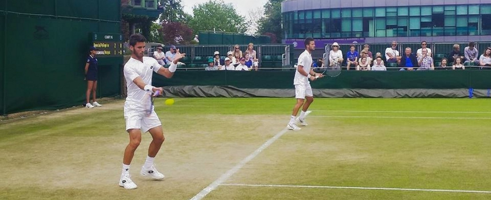 Tennis, Pellegrino out anche nel doppio a Wimbledon