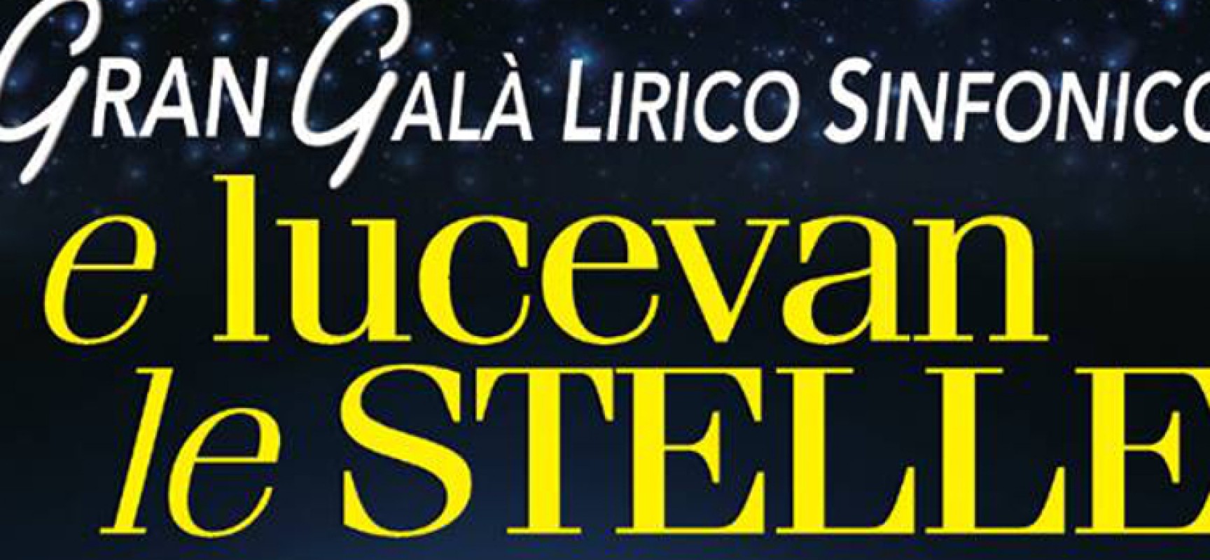 La Fondazione “Biagio Abbate” presenta “E lucevan le stelle”, giovedì 30 presso il waterfront