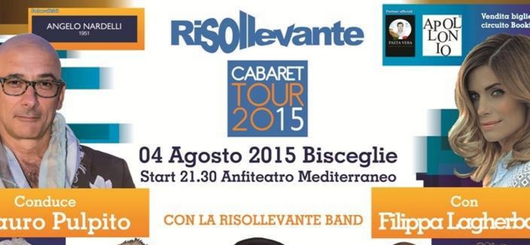 “Risollevante” cabaret tour, il 4 agosto al Teatro Mediterraneo