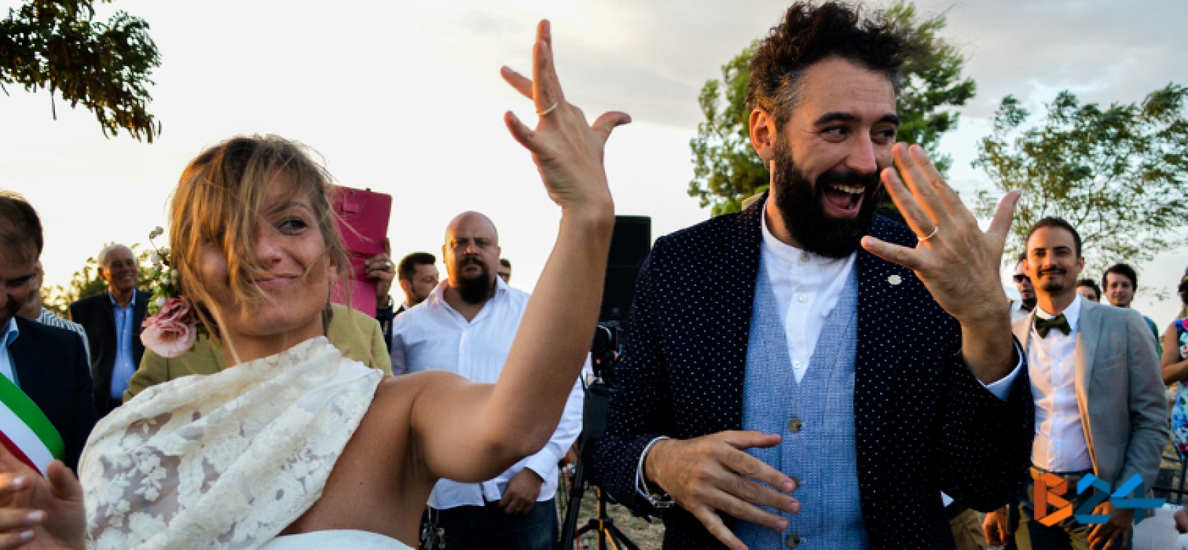 Il matrimonio ecosostenibile è biscegliese, Marzia Papagna e Domenico Pizzi sposi low cost / FOTO