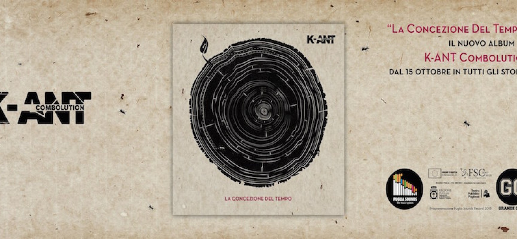 La concezione del tempo, disponibile il nuovo album dei K-ANT Combolution