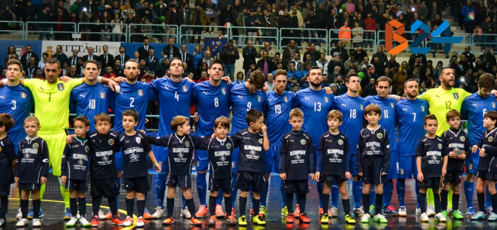 Grande notte al Paladolmen, in tremila per la Nazionale di futsal / FOTO