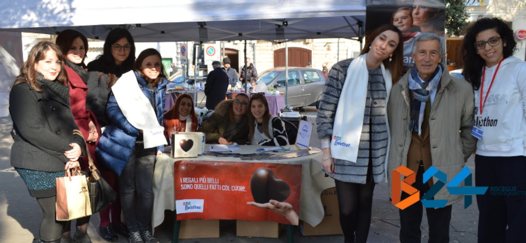 Maratona Telethon, anche Bisceglie ha fatto la sua parte grazie alla Pro Loco e a Radio Centro