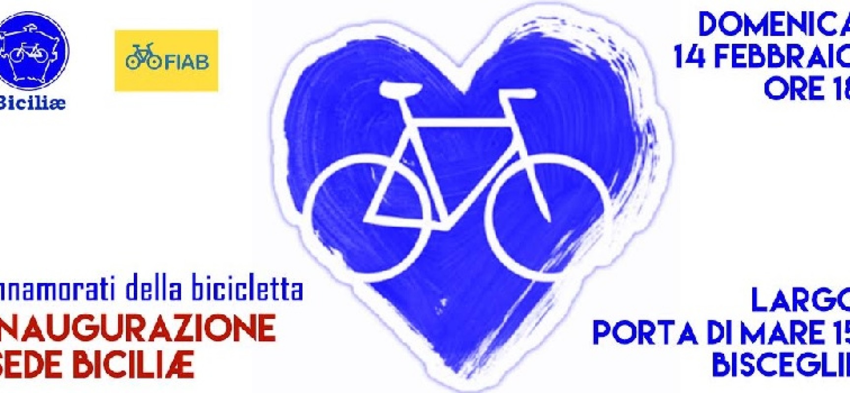 “A San Valentino innamorati della bicicletta”, Biciliae oggi inaugura la sua nuova sede