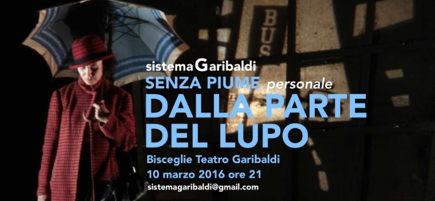 “Dalla parte del lupo”, appuntamento al Garibaldi con il teatro per ragazzi
