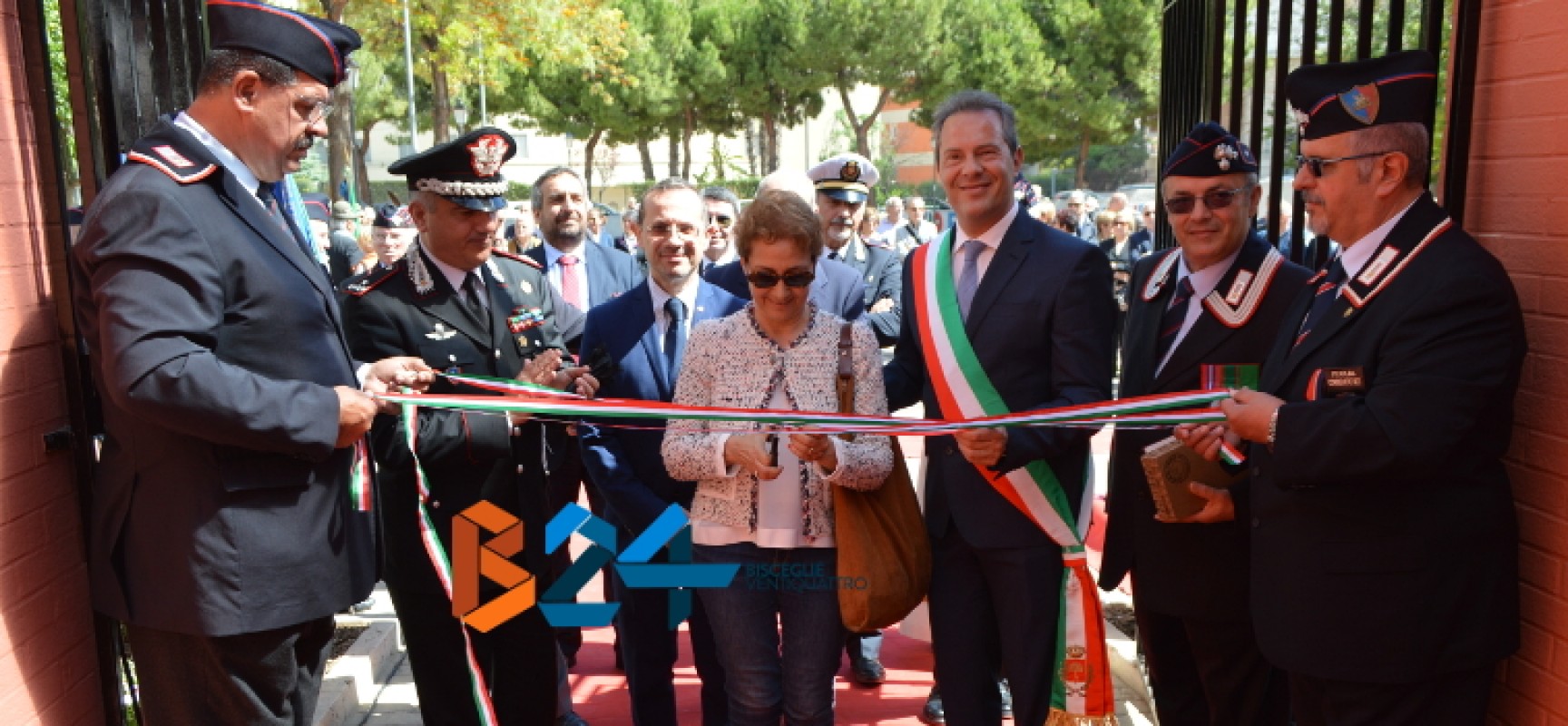 Inaugurata nuova sede Associazione Carabinieri Bisceglie, Spina: «Attiviamo presidio di legalità» / FOTO