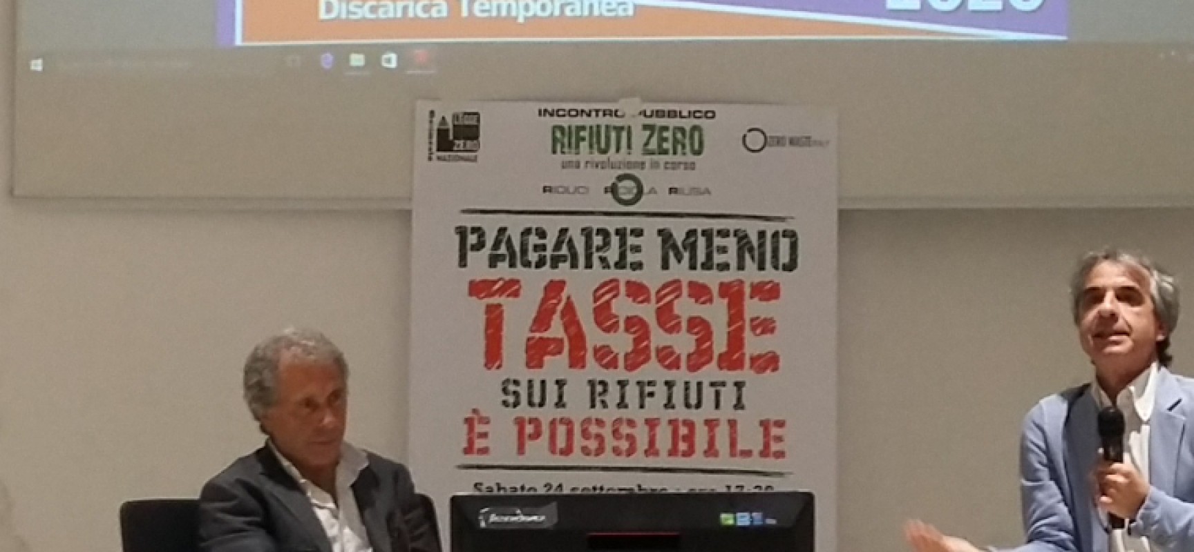 “Rifiuti zero” a Bisceglie, Rossano Ercolini  parla di smaltimento e riutilizzo rifiuti / FOTO