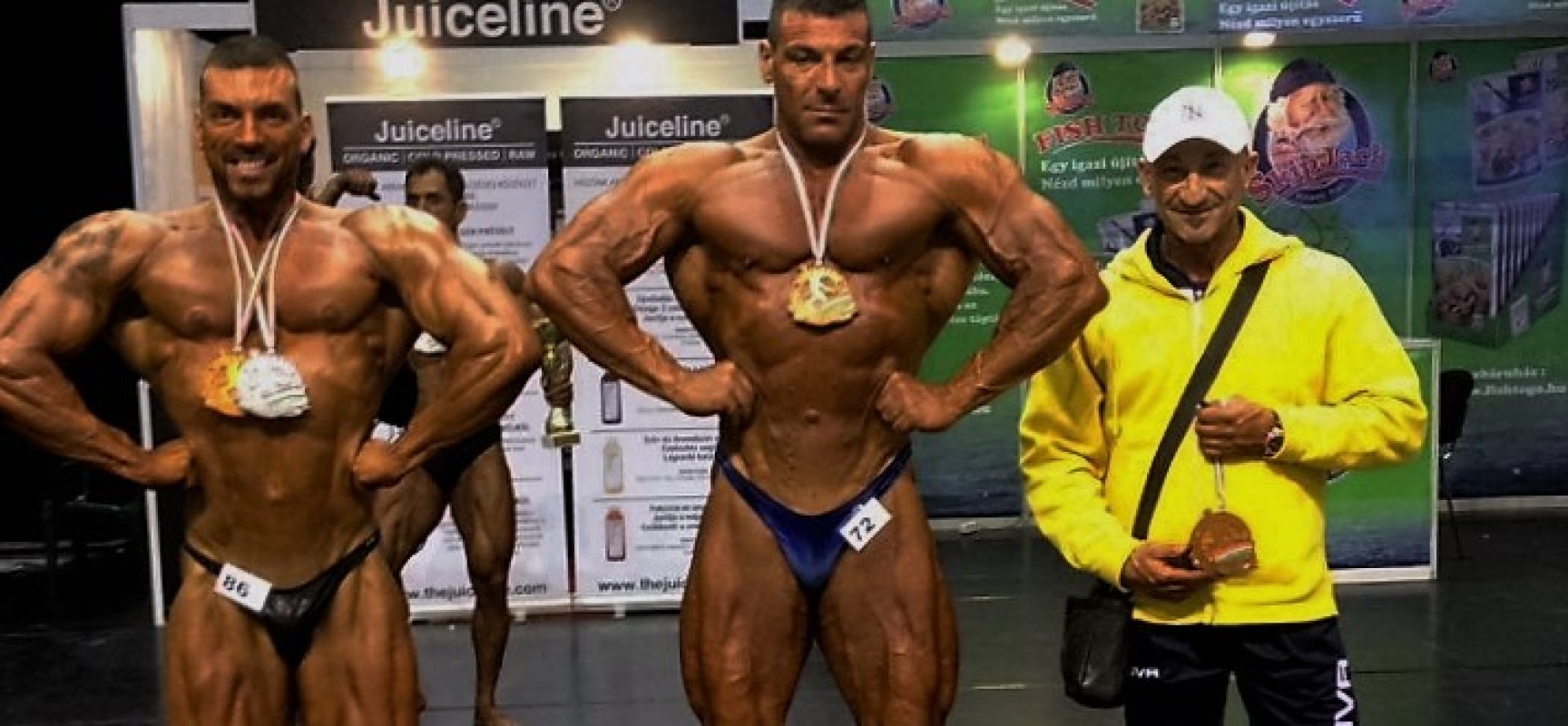 I body builder biscegliesi Pasquale Dell’Olio e Francesco Di Leo premiati alla FitParádé