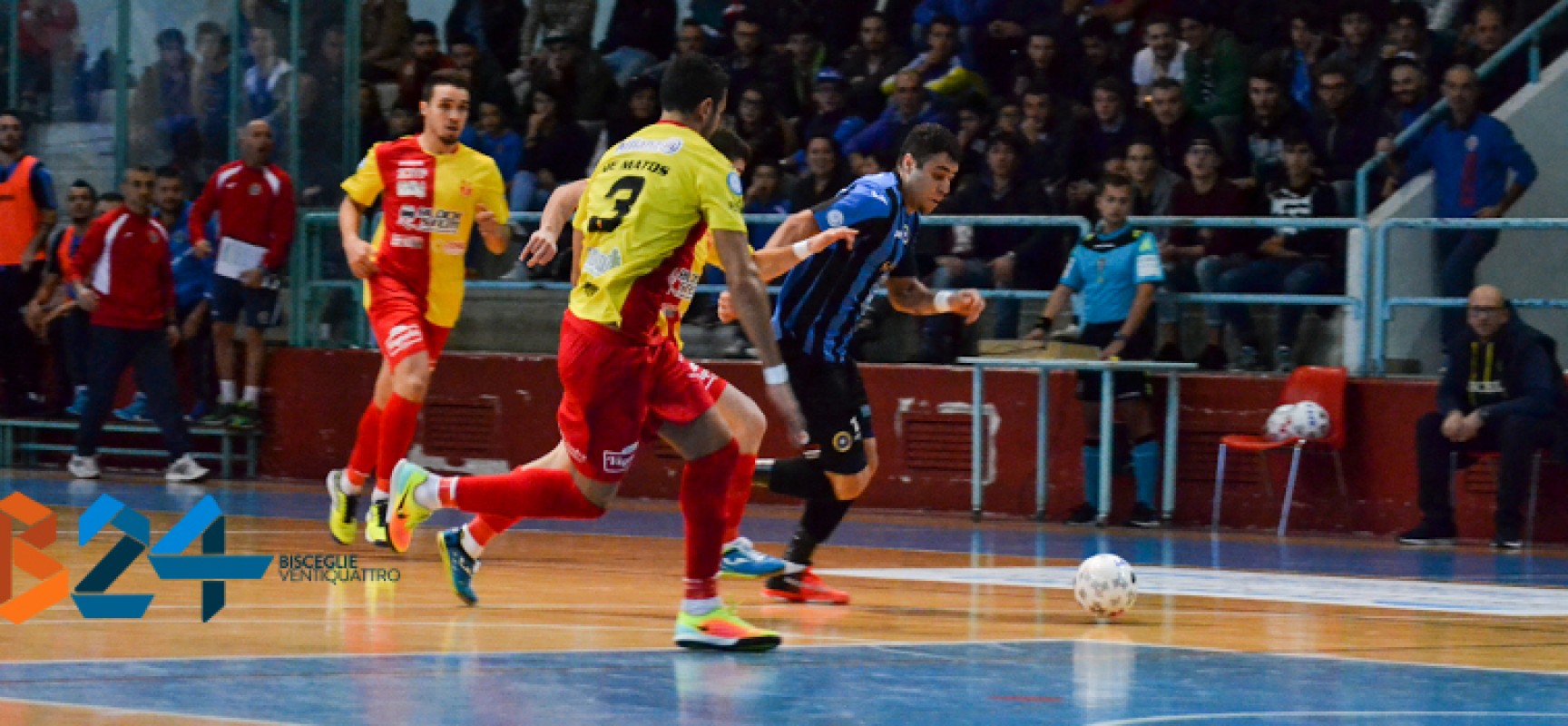 Pirotecnico 6-6 tra Futsal Bisceglie e Cisternino, al PalaDolmen vince lo spettacolo