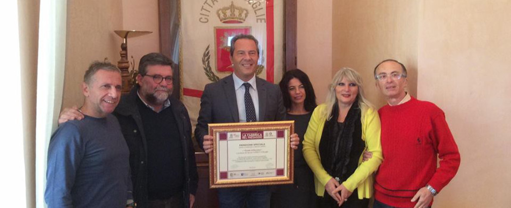 Comune di Bisceglie riceve riconoscimento internazionale per il restauro del Casale di Pacciano