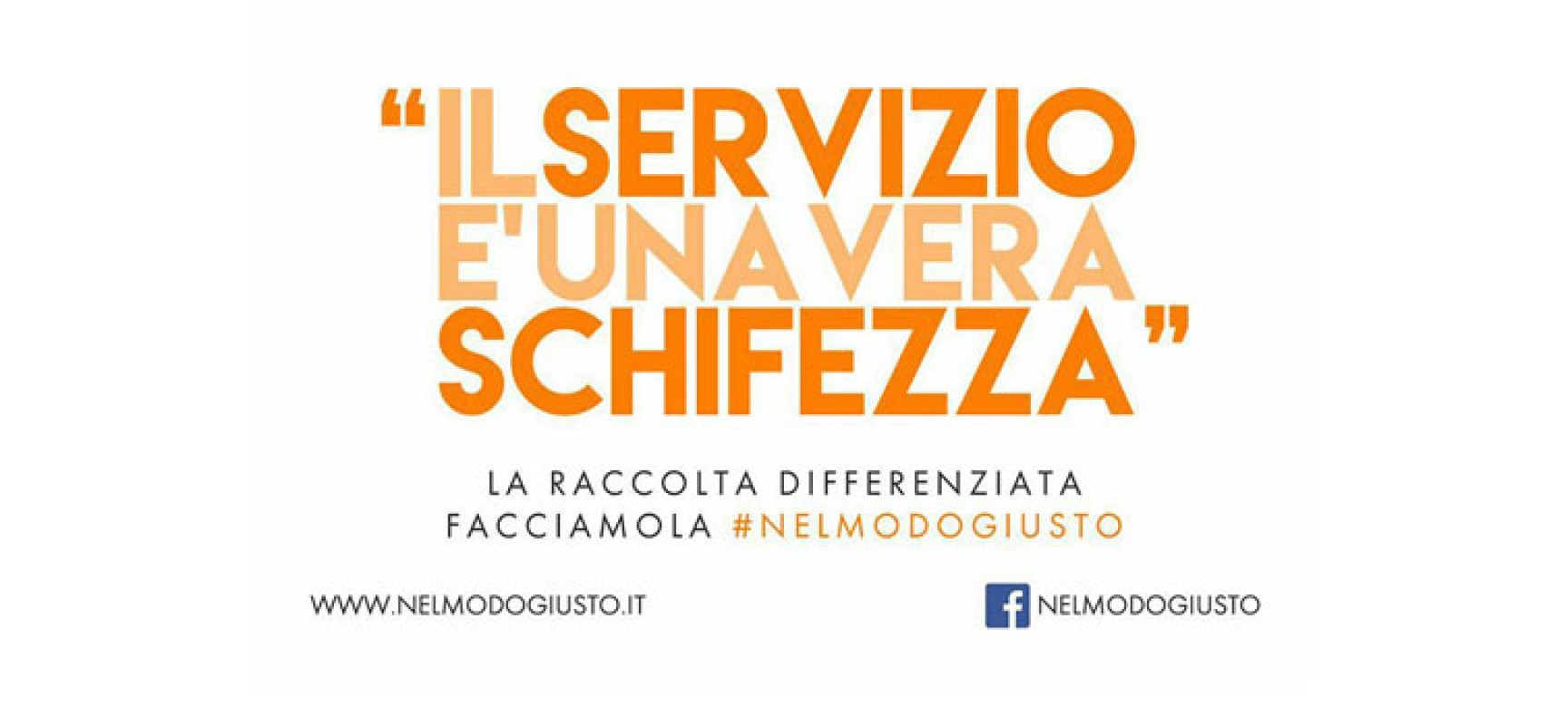 “Il servizio è una vera schifezza”, i manifesti sono di Gianni Casella