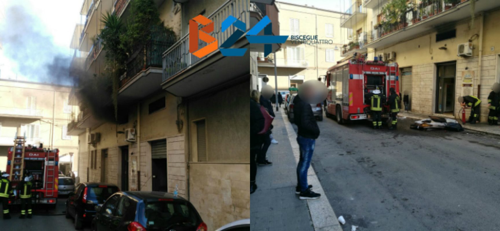 Incendio in un locale in zona corso Umberto, nessun ferito