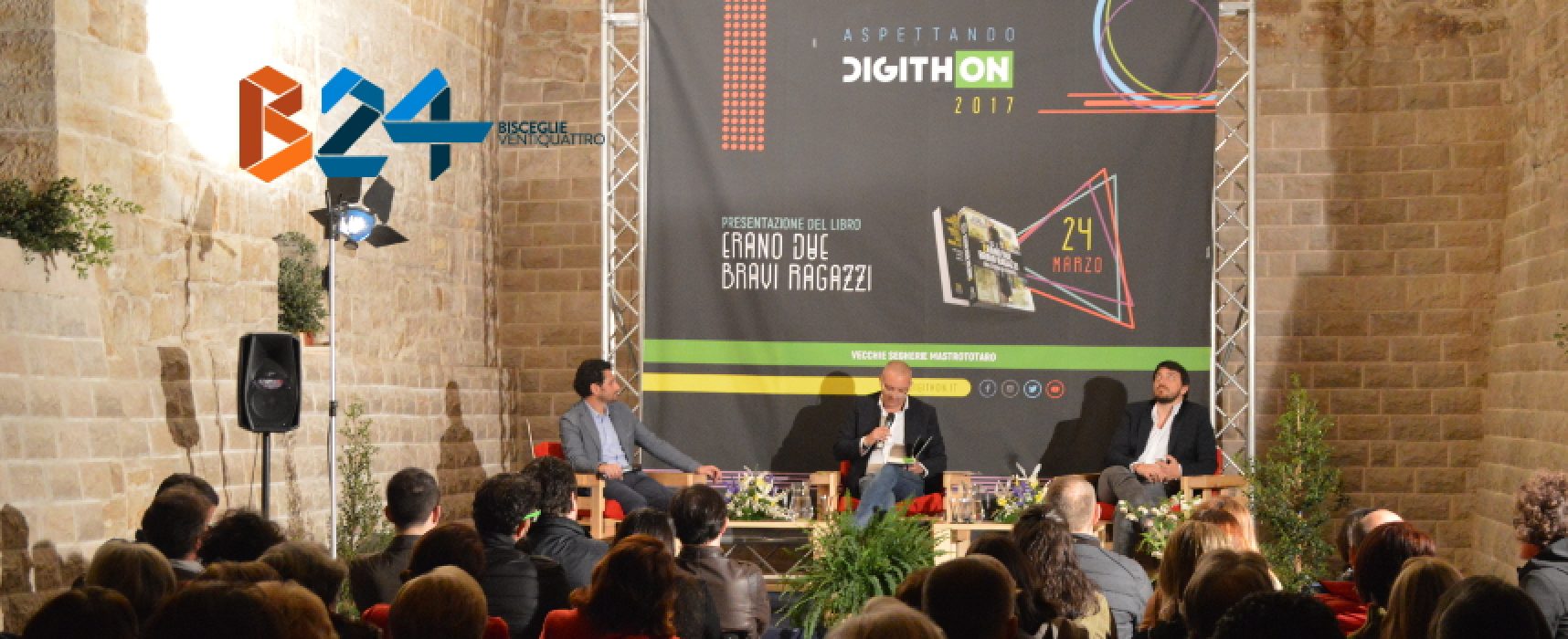 Aspettando Digithon, Giuramento e Scalia raccontano Napoli, la camorra e “due bravi ragazzi” / FOTO