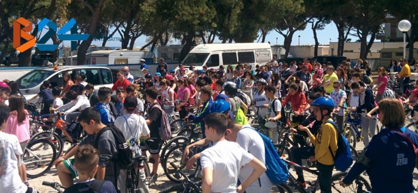 Biciclettata per gli alunni della “Battisti-Ferraris” in ricordo della piccola Monica Di Pinto