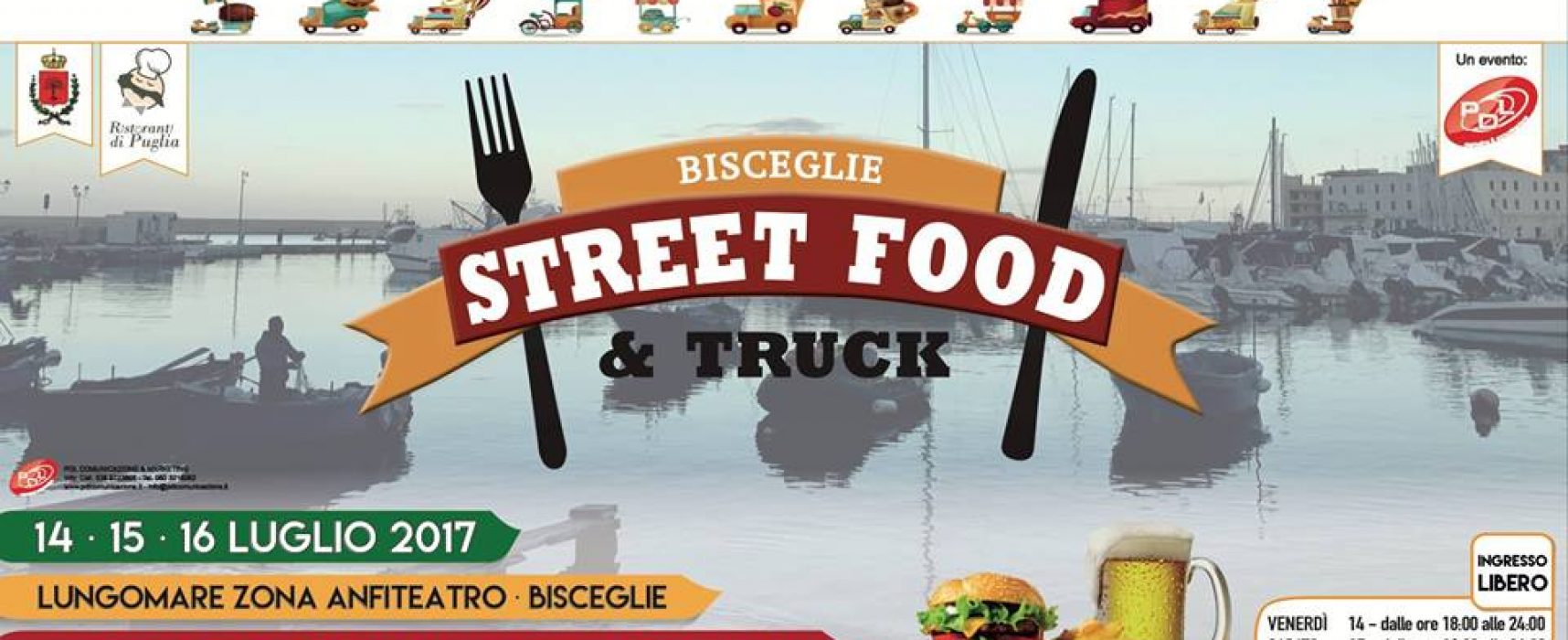 “Street Food & Truck” arriva a Bisceglie per tre giorni all’insegna di musica, cibo e divertimento