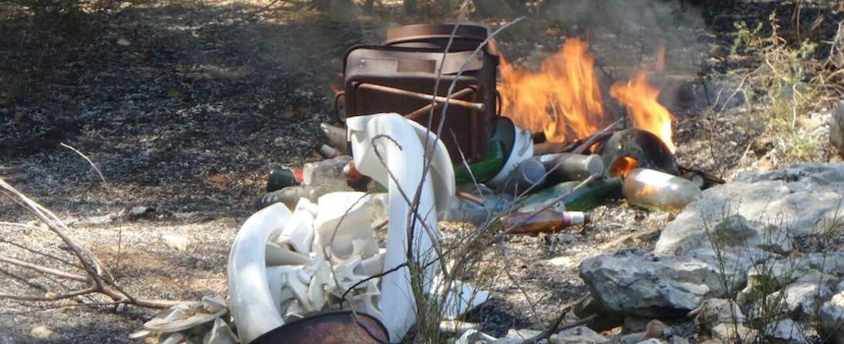 Due incendi nell’agro biscegliese, in fiamme anche cumuli di immondizia