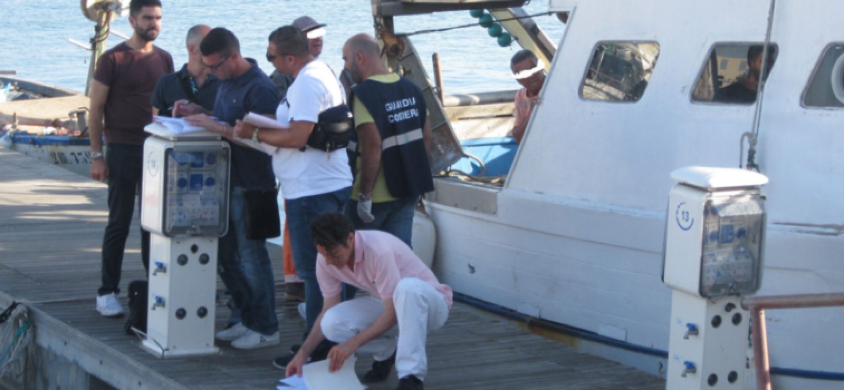 Controlli nei porti della Bat, sanzioni e 200 kg prodotti ittici sequestrati