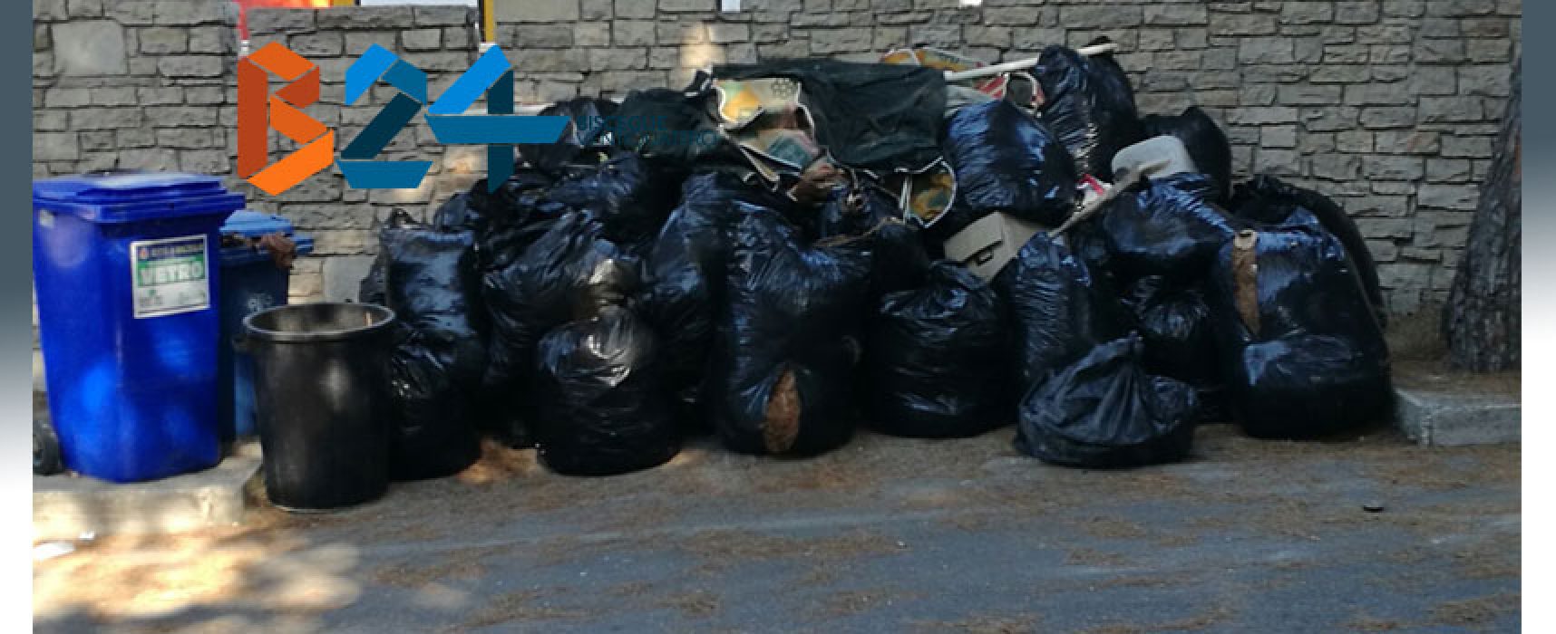 Viale Ponte Lama: nuova catasta di rifiuti a tempo di record dopo la pulizia