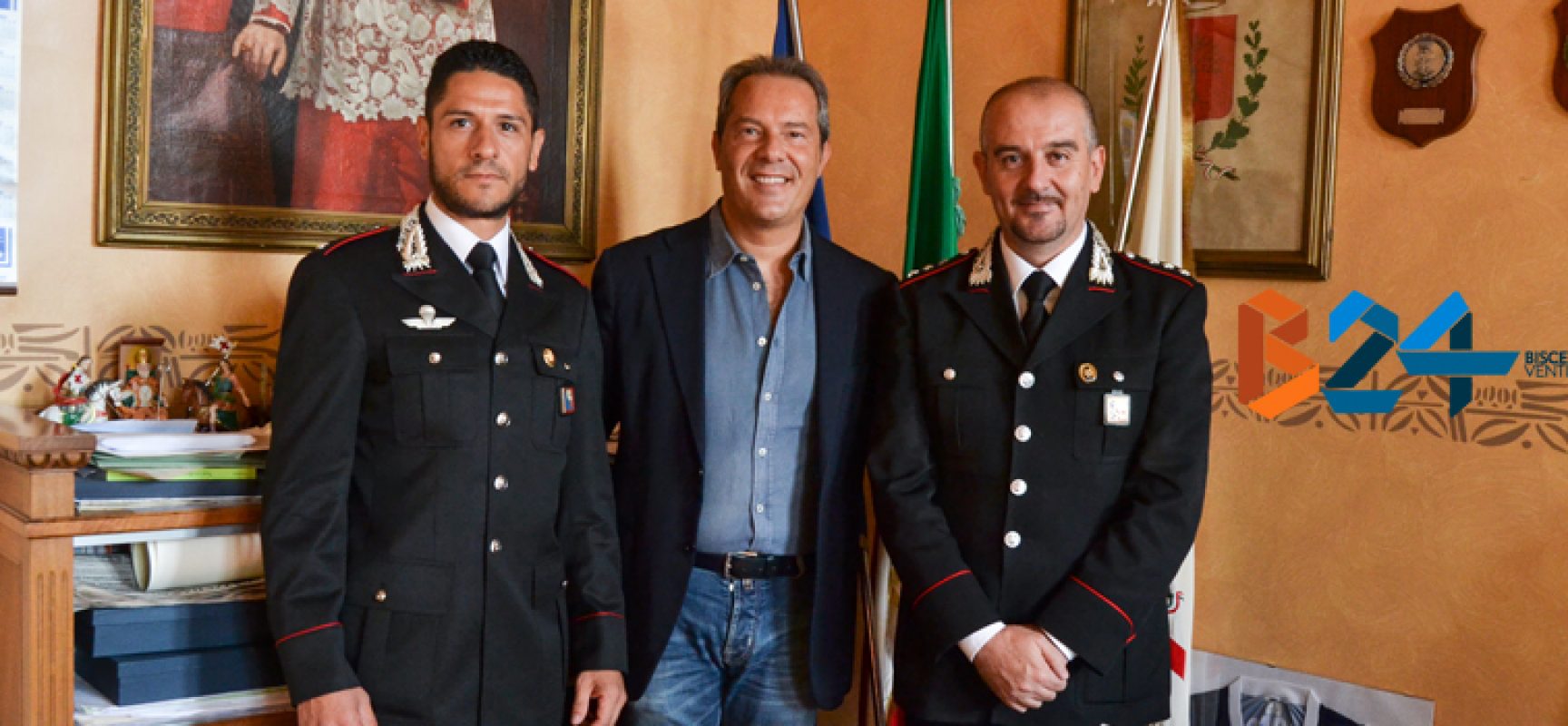 Il Capitano Riccardi saluta il sindaco e la città, arriva il Sottotenente Caputo