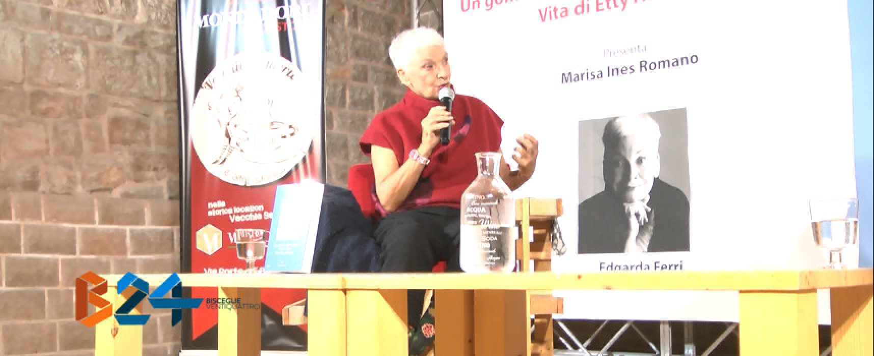 Edgarda Ferri alle Vecchie Segherie Mastrototaro racconta la vita di Etty Hillesum / VIDEO
