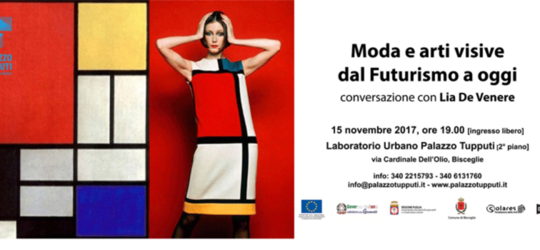 Moda e arti visive dal Futurismo a oggi, conversazione con Lia De Venere a palazzo Tupputi