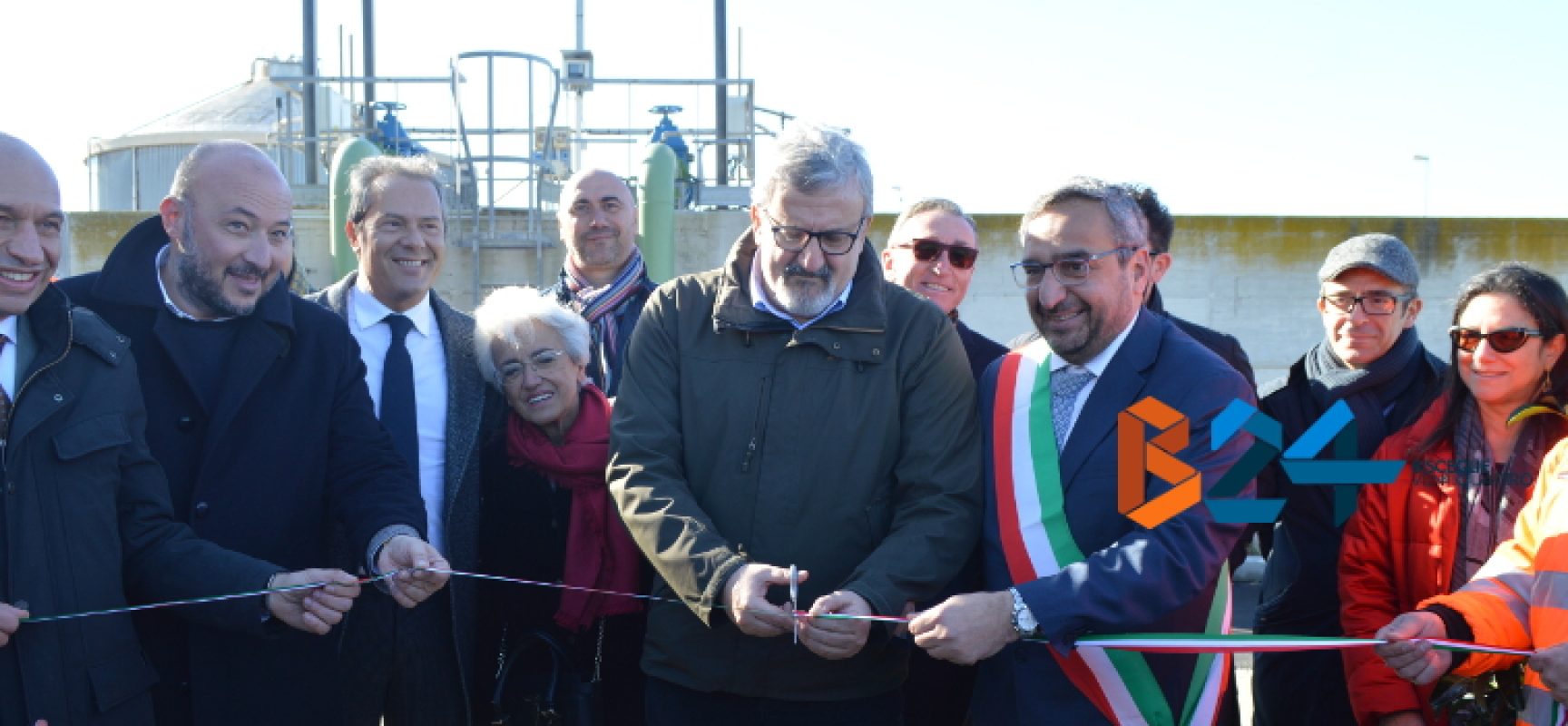 Inaugurazione opere di potenziamento depuratore, Emiliano: “Puglia conferma sua modernità” / FOTO