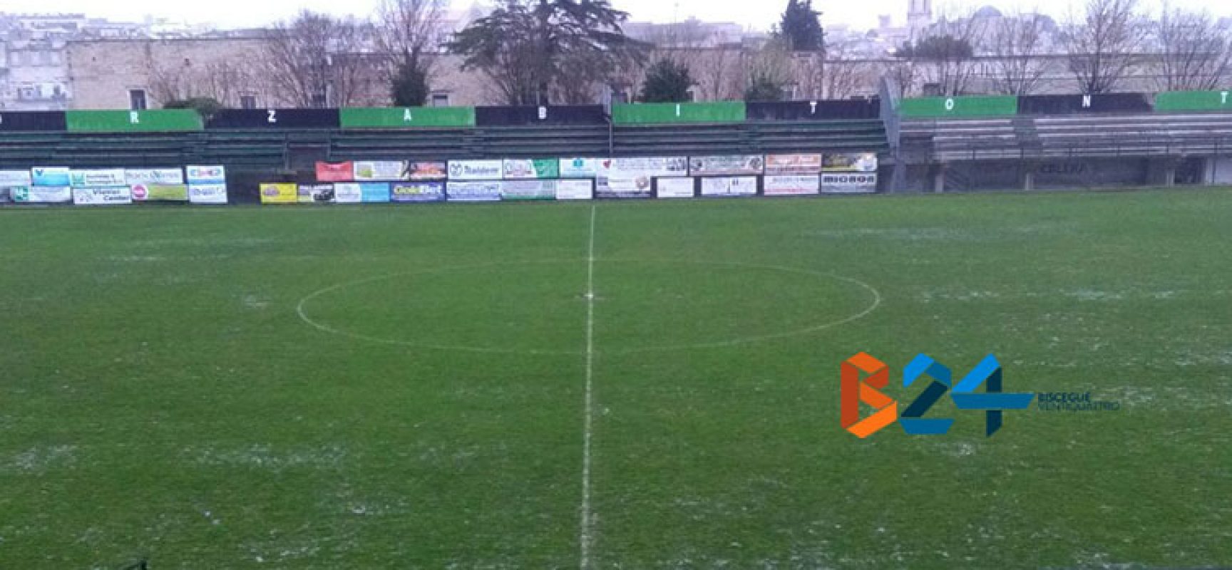 Omnia Bitonto-Unione Calcio sospesa per impraticabilità del campo