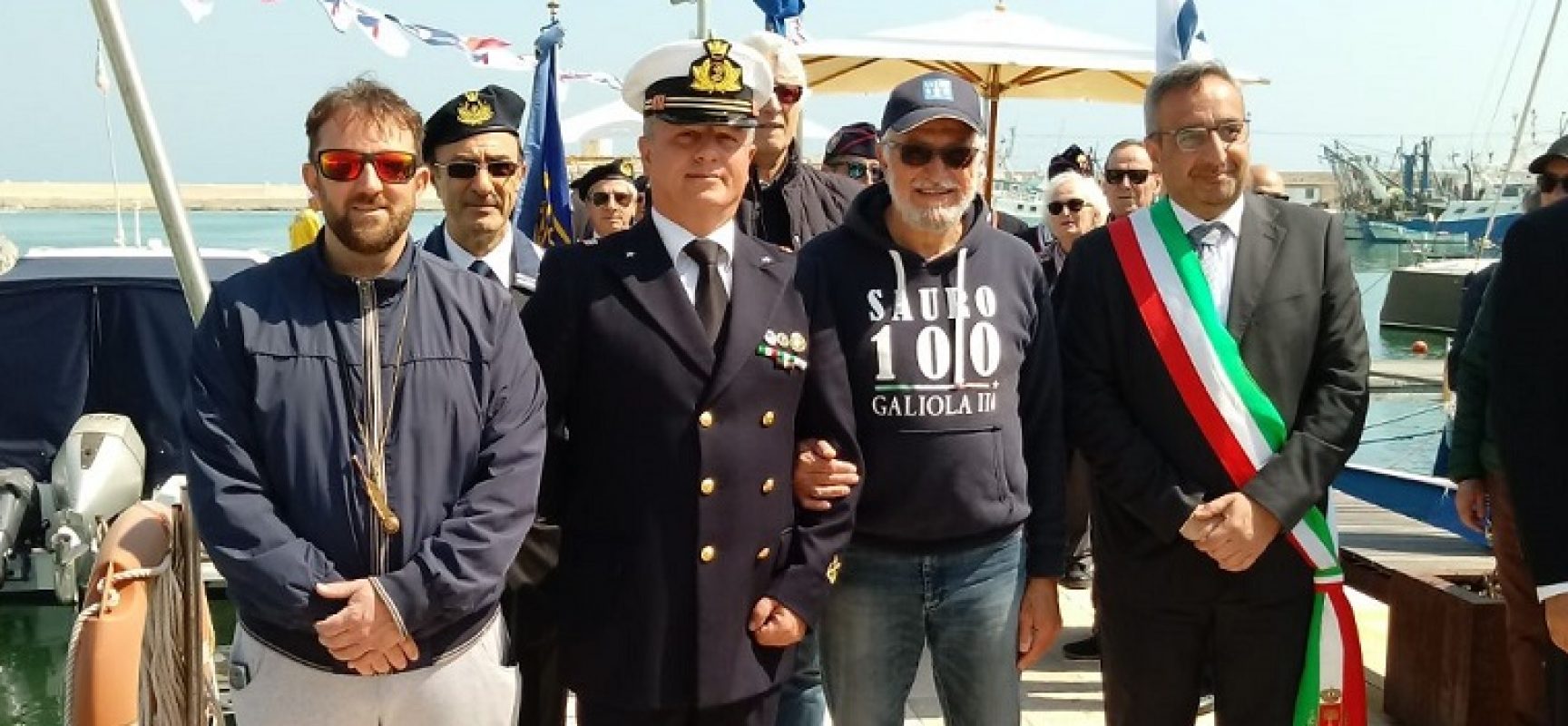 L’ammiraglio Romano Sauro a Bisceglie per ricordare suo nonno Nazario / FOTO