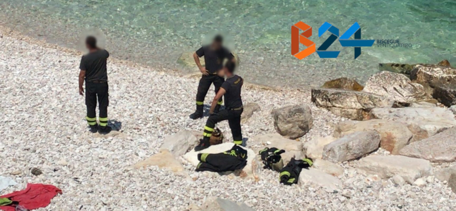 Bombola di gas in spiaggia al Macello, intervenuti vigili del fuoco