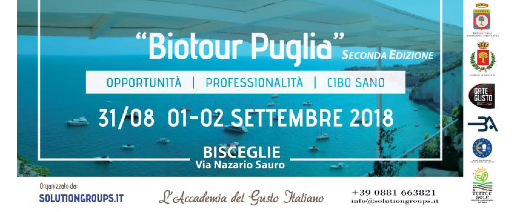 Il trionfo del biologico pugliese a Bisceglie: ecco Biotour Puglia, “Il villaggio del gusto”