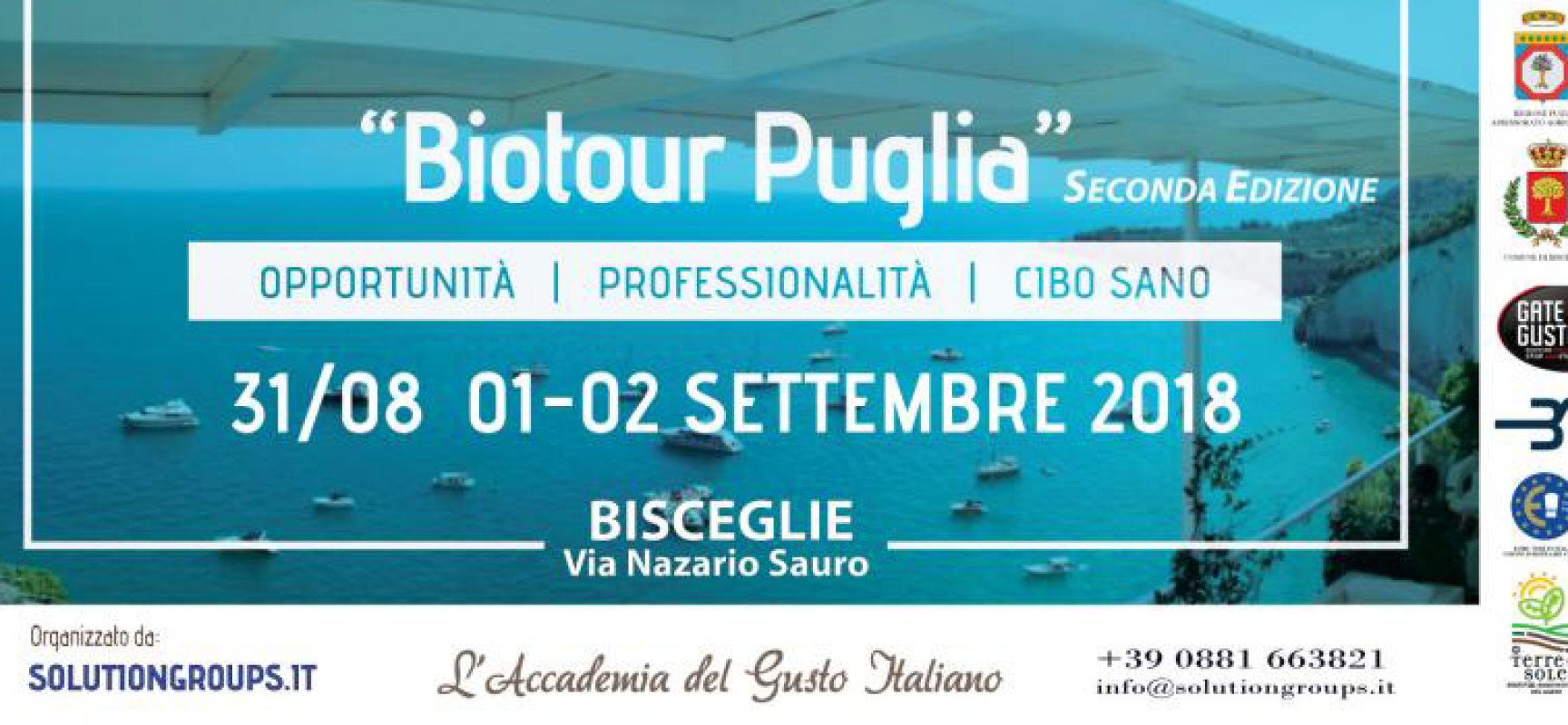 Il trionfo del biologico pugliese a Bisceglie: ecco Biotour Puglia, “Il villaggio del gusto”