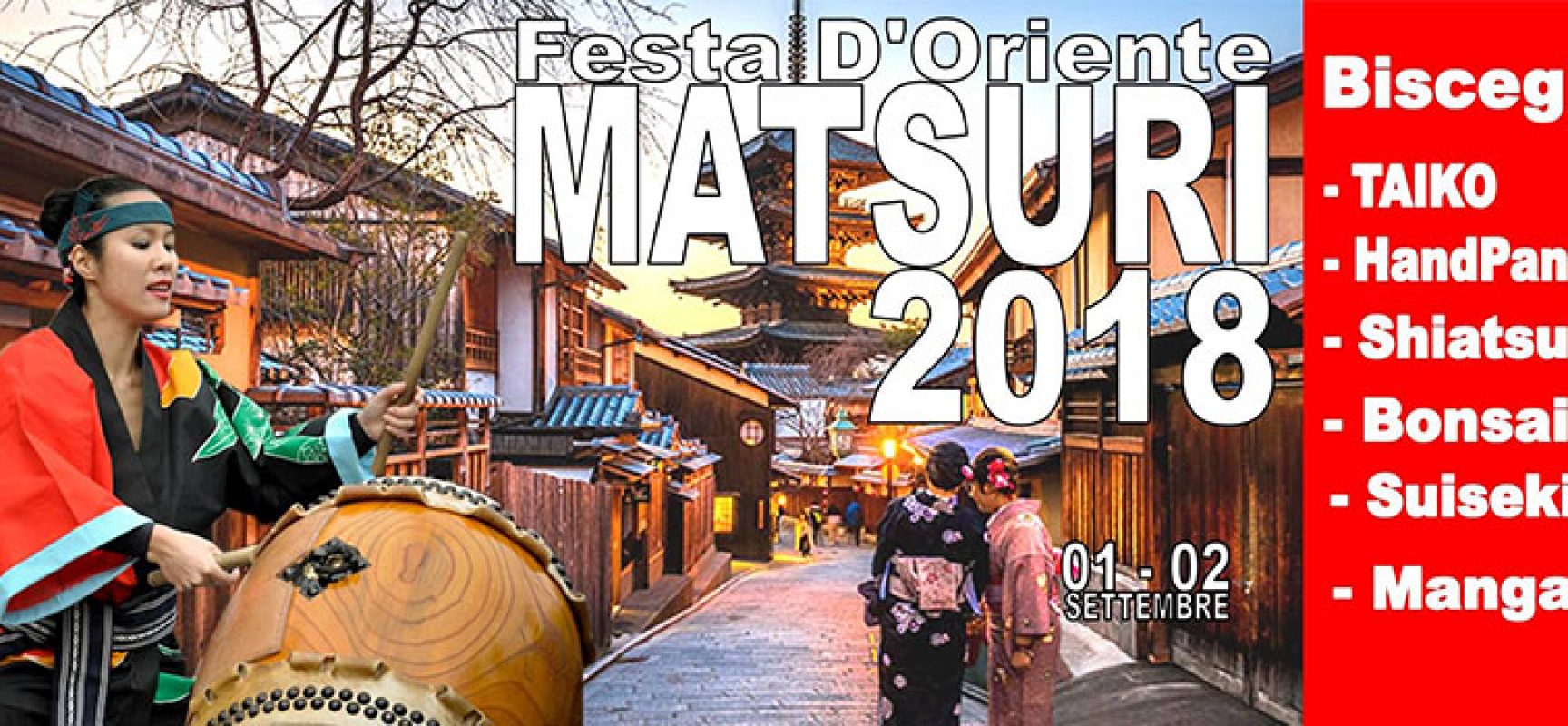 Matsuri Festival d’Oriente, la cultura nipponica approda in tre serate a Bisceglie