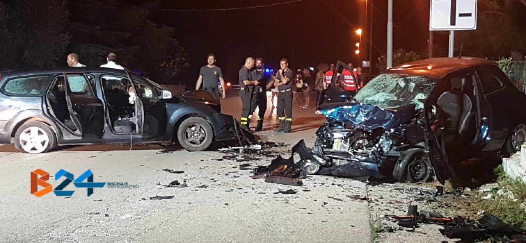 Grave incidente stanotte sulla Bisceglie-Corato, in ospedale due donne e una bambina